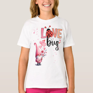 Love Bug -- Gnome, Flowers, Balloons T-Shirt