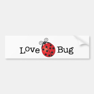 Love Bug - Ladybug Bumper Sticker