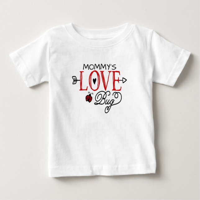 "Love Bug" Personalised - Kids / Baby T-Shirt (Front)