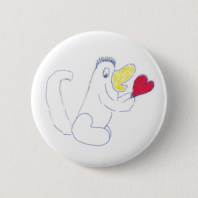 Love Bug Round Badge (Front)
