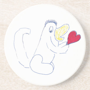 Love Bug Sandstone Coaster