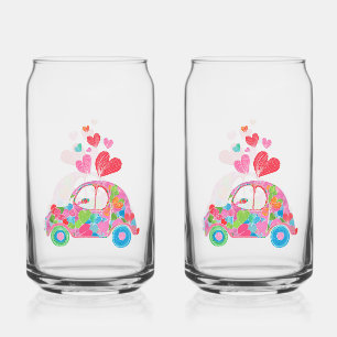 Love Bug Soda Glass