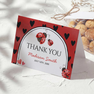 Love bug Thank You Card