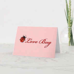 Love Bug Valentine Greeting Card