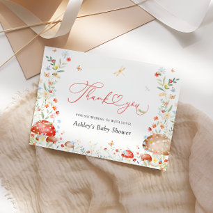 Love Bug Wildflower Baby Shower Thank You