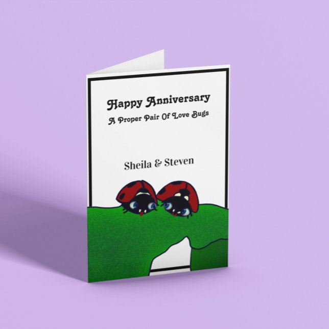 Love Bugs Anniversary  Card (Creator Uploaded)