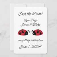 Love Bugs - Customisable Save the Date