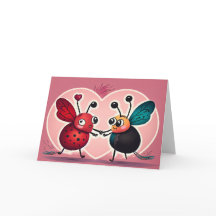 Love Bugs Note Card