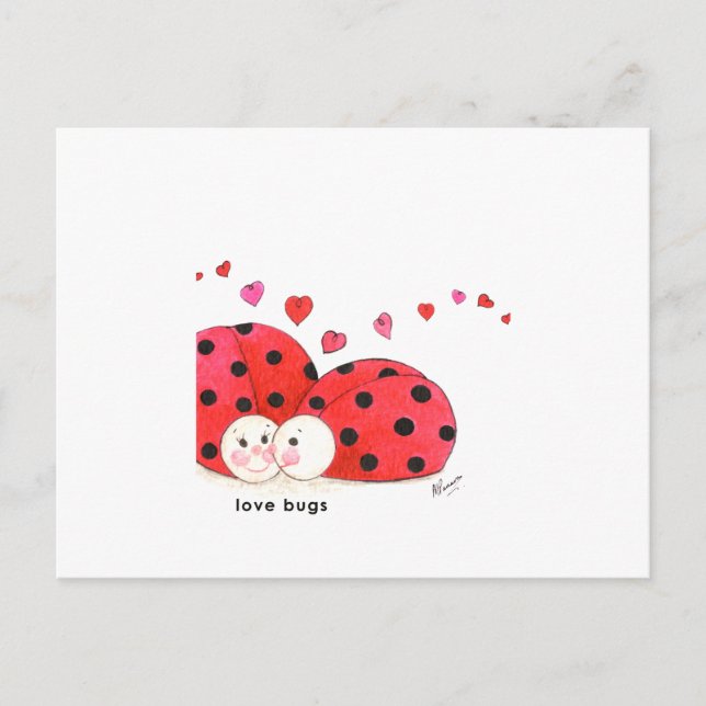 Love Bugs Postcard (Front)