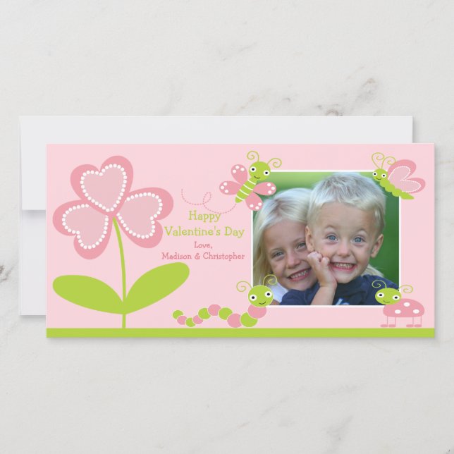 Love Bugs Valentine's Day Holiday Card (Front)