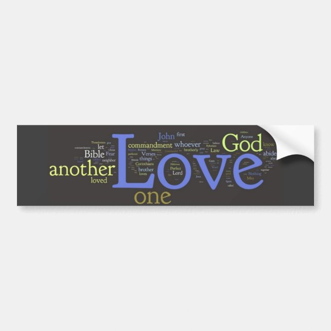 Love Bumper Sticker (Front)