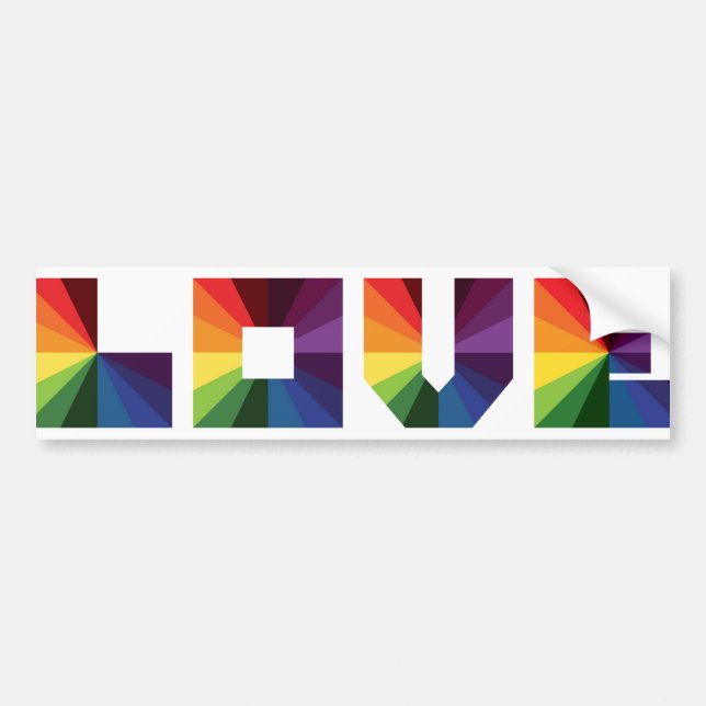 LOVE BUMPER STICKER (Front)
