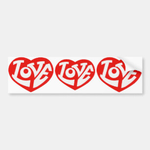 LOVE BUMPER STICKER