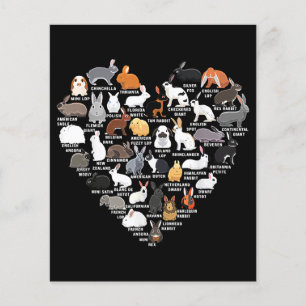 Love Bunnies Funny Rabbit Heart