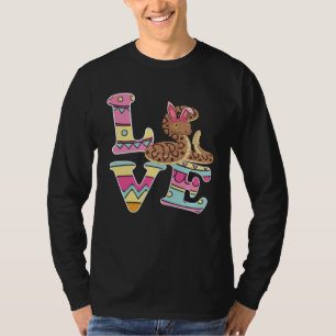 Love Bunny Ball Python Eggs Hunting Happy Easter D T-Shirt