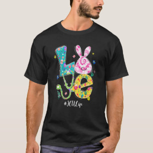 Love Bunny Icu Nurse Easter Day Nursing Stethoscop T-Shirt