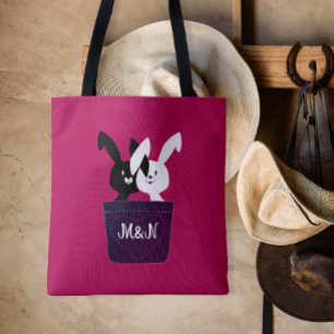 LOVE BUNNY TOTE BAG