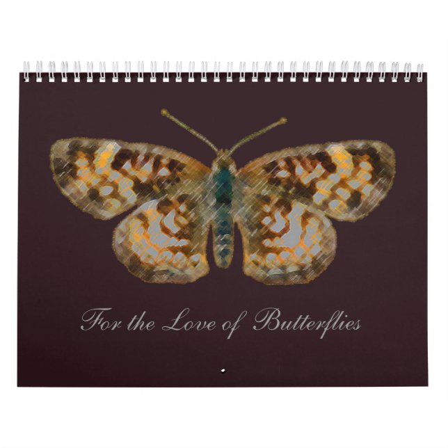 Love Butterflies Butterfly and Flower Photography Calendar (Cover)