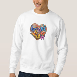 love butterfly sweatshirt