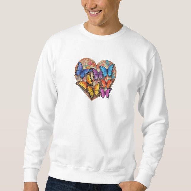 love butterfly sweatshirt (Front)