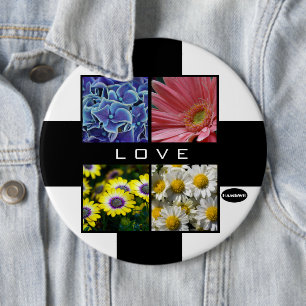 LOVE Button with Room for 4 Photos HAMbyWG