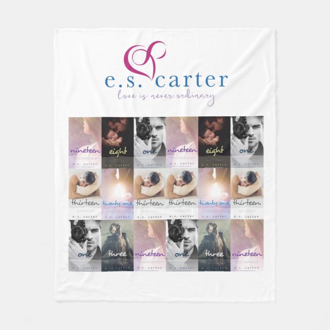 Love By Number Fleece Blanket (Front)