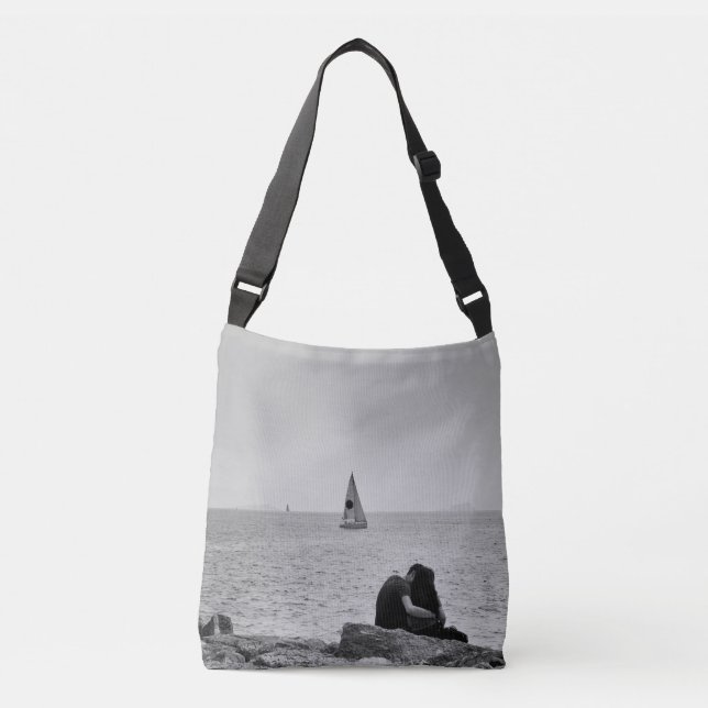 Love by sea crossbody bag (Front)
