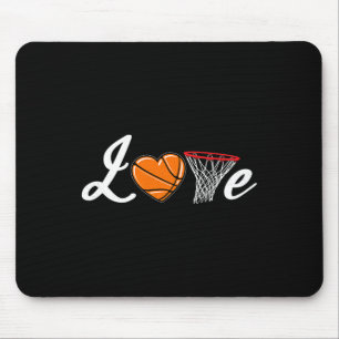 Love Bysketbyll Fan Player Coach Byller Men Women  Mouse Pad