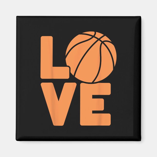 Love Bysketbyll  Magnet (Front)