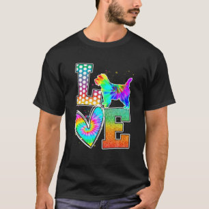 Love Cairn Terrier Tie Dye Rainbow Dog Lover Gift T-Shirt