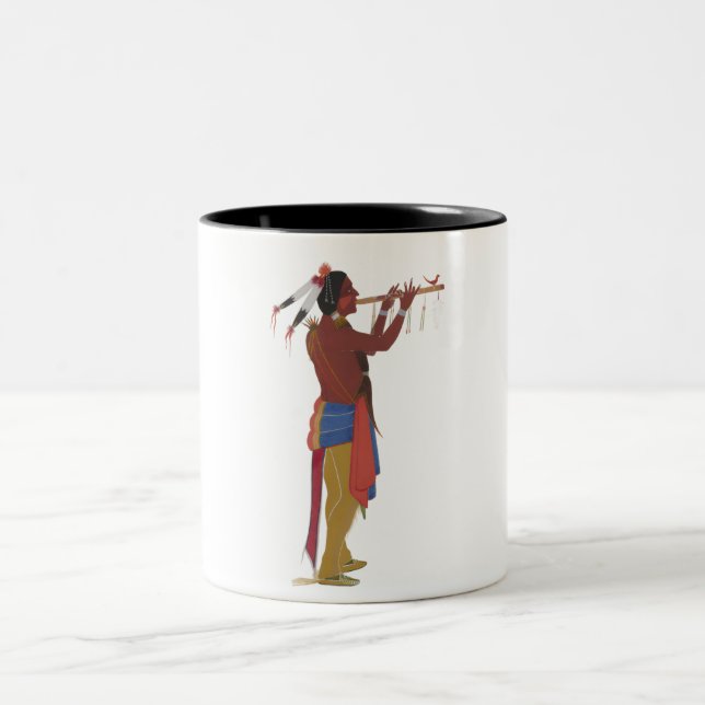 Love-Call Two-Tone Coffee Mug (Center)