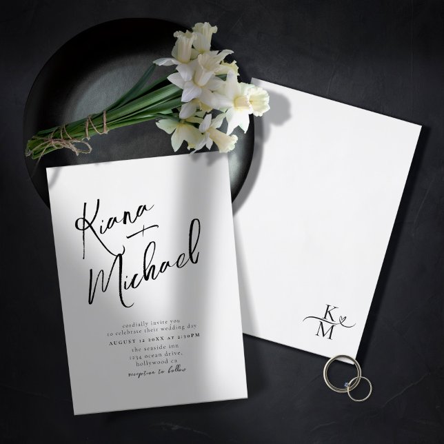 Love Calligraphy Wedding B&W ID940 (Creator Uploaded)