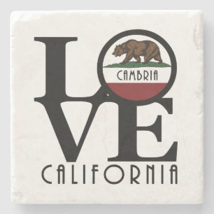 LOVE Cambria California Stone Coaster