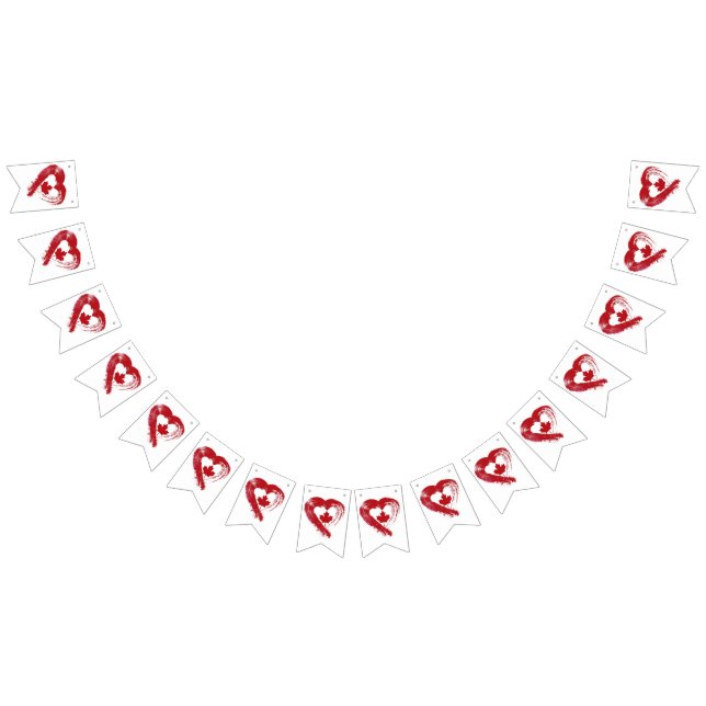 Love Canada Bunting Flags (All)
