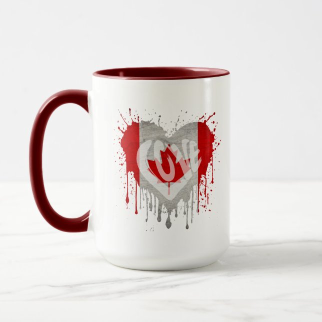 Love Canada Flag Mug (Left)