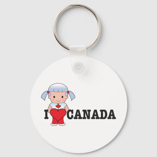 Love Canada Key Ring (Front)
