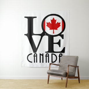 LOVE Canada Tapestry