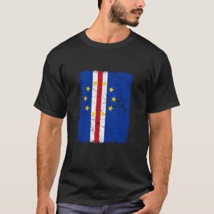 Love Cape Cabo Verde Distressed Flag Independence T-Shirt