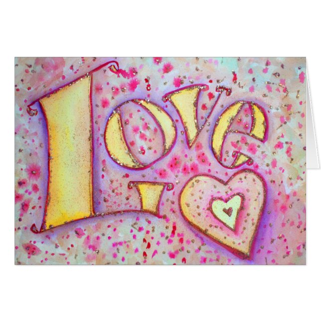 Love Card (Pink Inside) (Front Horizontal)
