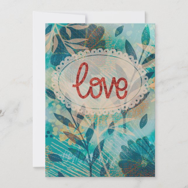 Love card, valentines, anniversary card (Front)