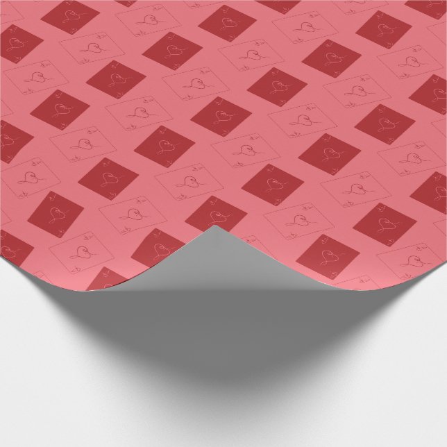 Love card wrapphing paper (Corner)