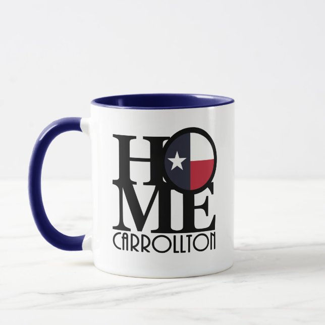 LOVE Carrolton Texas Mug (Left)