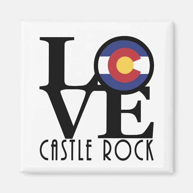 LOVE Castle Rock Magnet (Front)
