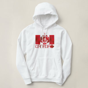 LOVE Castor/ Maple Flag Canada by Masanser Hoodie