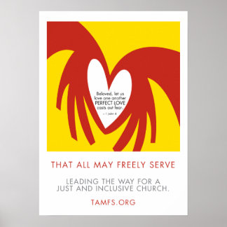 Love Casts Out Fear 18 x 24 Poster