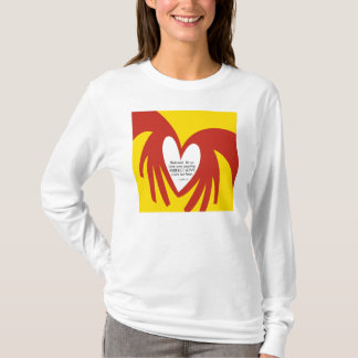 Love Casts Out Fear - Patch w/back message T-Shirt