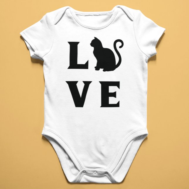 Love Cat Baby Bodysuit (Creator Uploaded)