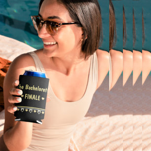 Love Cat Bachelorette Can Cooler 