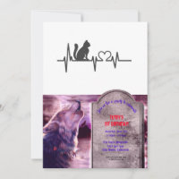 Love cat cardiogram - Choose background colour