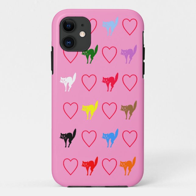 Love Cat Design Case-Mate iPhone Case (Back)